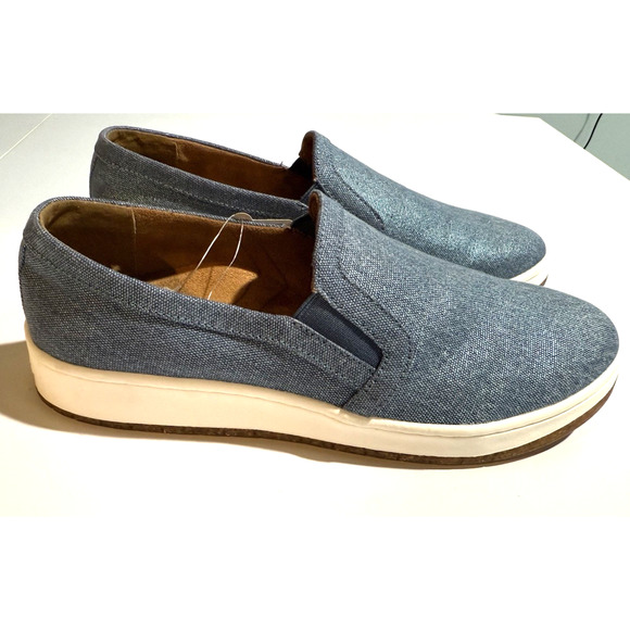Aetrex Shoes - AETREX Cameron Slip On Sneaker Size 40 US 9 9.5 Shimmery Denim NEW $80 Comfort